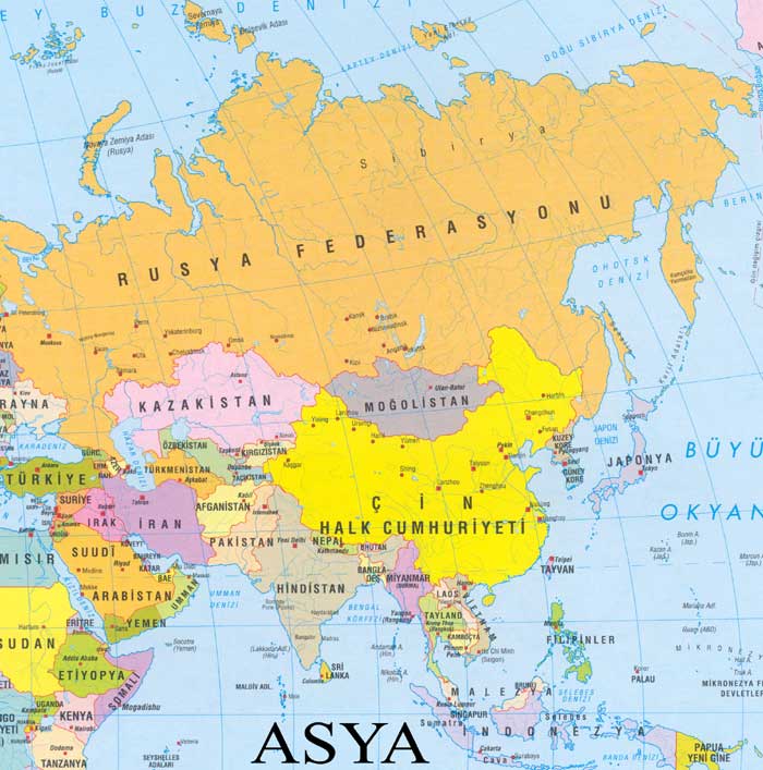 Asya Kıta’sının Yeryüzü Şekilleri | Coğrafya Bilimi