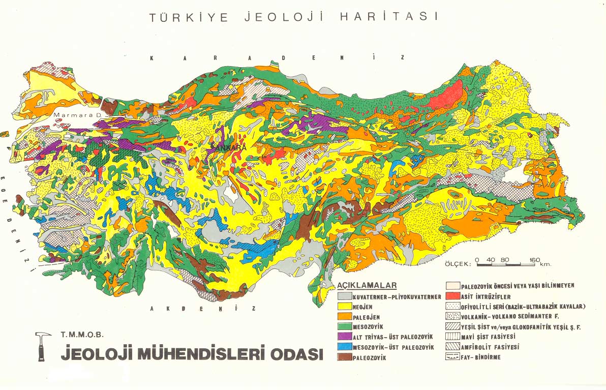 Türkiye Jeoloji Haritası