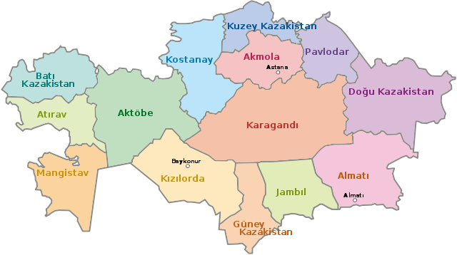 Kazakistan-eyalet-haritasi